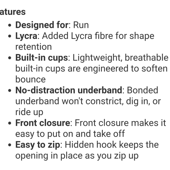 NWOT Lululemon Enlite Zip Front Bra - Picture 9 of 12